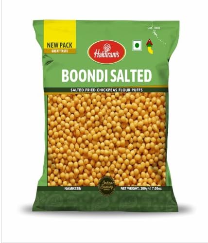 Haldiram's Boondi Salted Fried Chickpeas Flour Puffs 200g