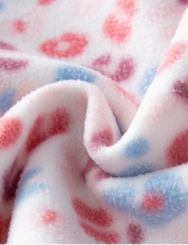 Image of Kids Printed Polar Fleece Jacket Toddler Baby Boys Girls Autumn Winter Warm Sherpa Lining Outerwear Soft Lightweight