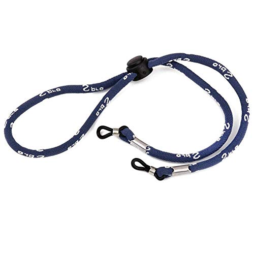 Bongles Las gafa cuerda de la correa ajustable Lentes cuerda de seguridad sostenedor de la cadena collar de los vidrios del cable cadena de Gafas de retención (azul) Cover