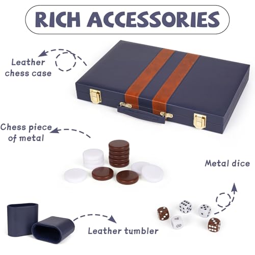 Kvintes BLUEBACK 15 Inch Backgammon Sets thumb #5