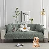 hunter green sofa covers Instalación y limpieza: fácil de instalar y quitar. Una persona puede terminar fácilmente la instalación, no es fácil de deslizar, fácil de quitar y lavar, se puede lavar a máquina. No usar lejía, no planchar. Un poco de pelo flotante en la superficie del producto es normal, se puede quitar después del lavado. Nota: Cada opción solo 1 pieza corresponde al tamaño correspondiente del producto