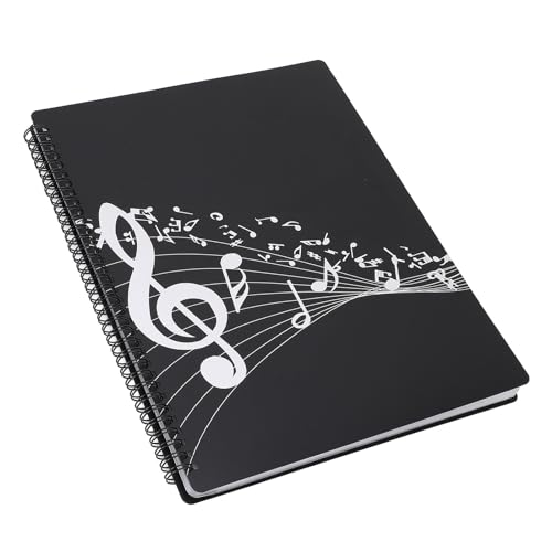 Sheet Music Folder, A4 Size ABS Impermeable Music Sheet File Paper Storage Folder, Sheet Music Holder Allow Annotations for Piano Sheet Music Binder Organizer