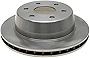 ACDelco Silver 18A1412A Rear Disc Brake Rotor