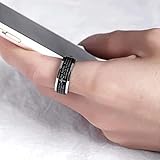 New 2025 Fashion Rotating Titanium Ring for Men Women Stainless Steel Cross Jesus Stylish Punk Spinning Spinner Stress Rings Decoration Jewelry Commemorative with You Accessories Trendy Best for Gift -  HOANGTONYKA