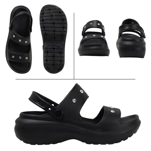 Image of TRASE Clogs Double Strap for Women | Back Strap Stylish | Comfortable, Light Weight Stylish | Anti-Skid | Everyday & Waterproof Use Mules