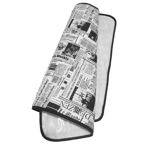 Tapete Higiênico Lavável para Cães Pet Tapetinho Wash com Estampa de Jornal News P 60x50cm: Reutiliz