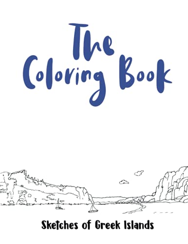 The coloring book – Sketches of Greek islands: 24...
