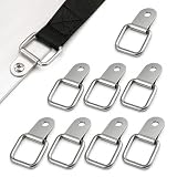 8 Pcs Zurrösen Für Anhänger,D Ring Zurrösen,Schwerlast Zurröse Verzurrösen