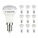 SEBSON® LED Lampe E14 R50 Reflektor 6W warmweiß 3000k, ersetzt 40W, 460lm, Ra97, 230V LED Leuchtmittel flimmerfrei, E14 R50 Reflektorlampe, 10er Pack