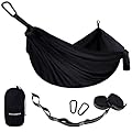 Gold Armour Camping Hammock - Portable Hammock Single Hammock Camping Accessories Gear for Outdoor Indoor Adult Kids, USA Based Brand