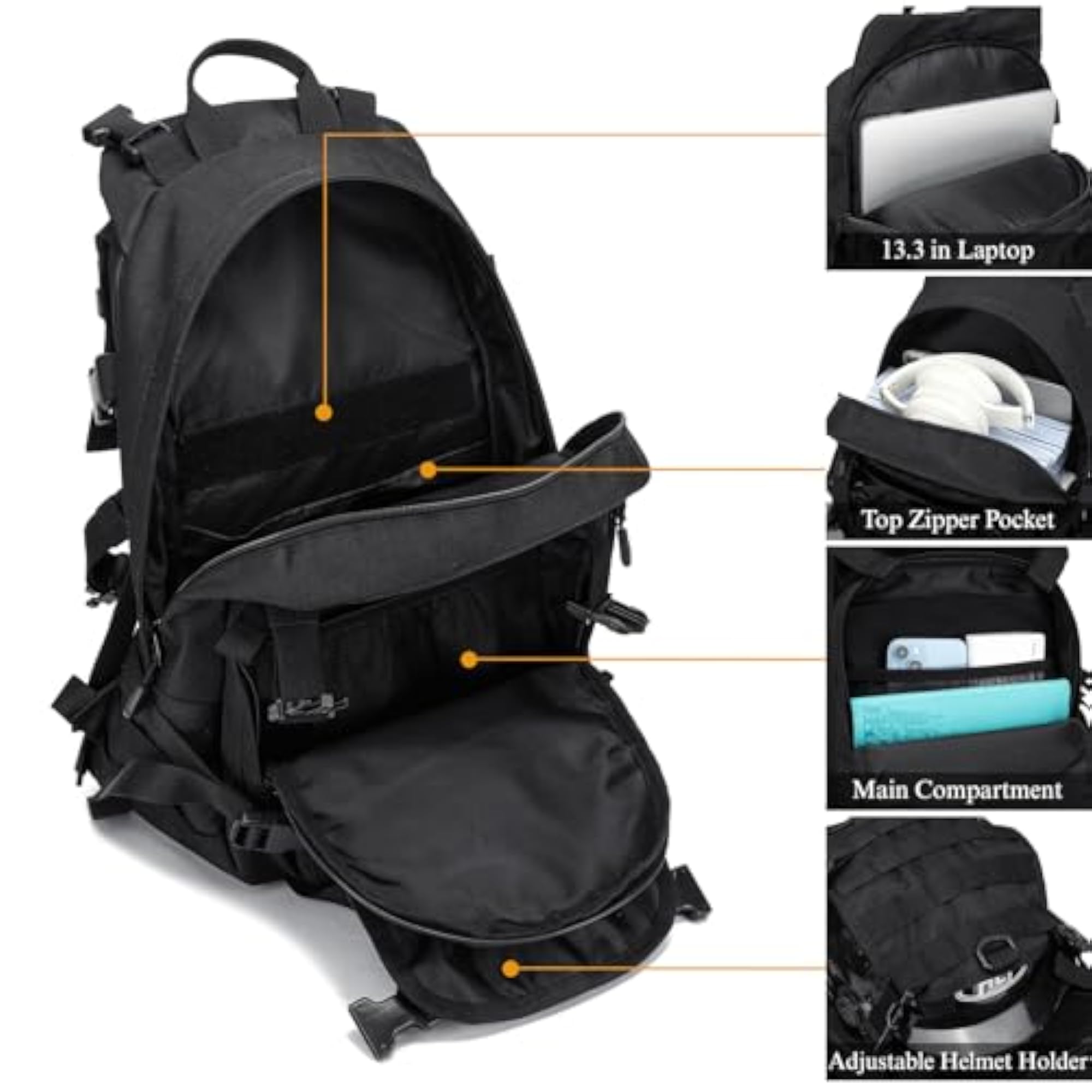 25L Military Tactical Backpack, Practical and Durable