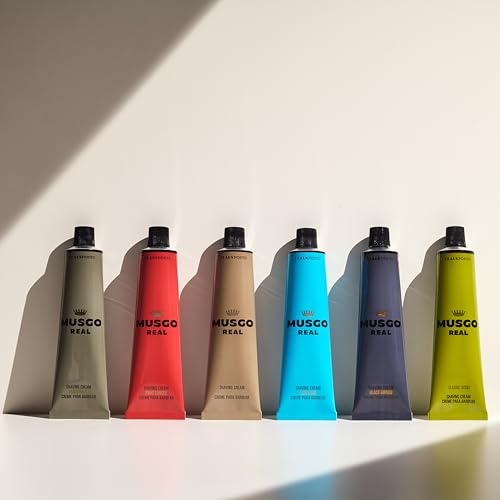 Image of Claus Porto - Musgo Real Shaving Cream 1887 (100 mL | 3.4 fl oz) | Freshen, Soothe, Replenish | Enriched With Lanolin, Coconut + Jojoba Oil