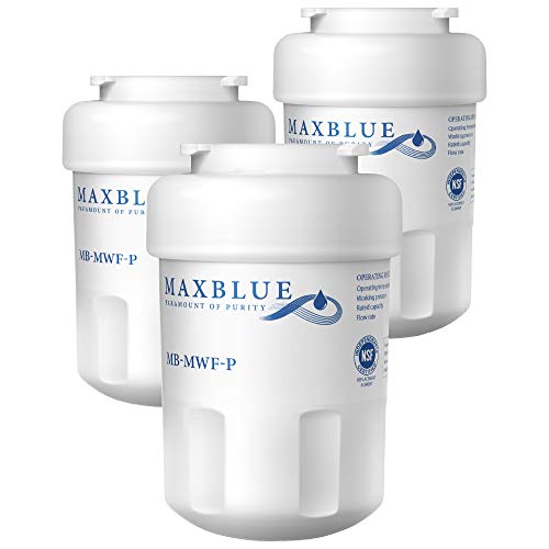 Maxblue Lot De 3 Filtres à Eau Pour Réfrigérateur Certifiés Nsf 53 Et 42 Ge Mwf Smartwater Mwfp Mwfa Gwf Hdx Fmg 1 Wfc1201 Gse25gshecss