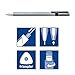 STAEDTLER Triplus Micro Mechanical Pencils (#2) 0.5mm lead, Retractable with Twist Eraser, Ergonomic Triangular Grip for Writing, Drawing & Drafting, 3-Pack