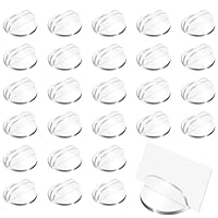 KALIONE 50 Stück Kartenständer, Transparenter Kunststoff, Visitenkartenhalter, Schreibtisch-Tischkartenständer, Spielkartenständer für Visitenkarten, Spieletiketten, Menüs, Preisschilder