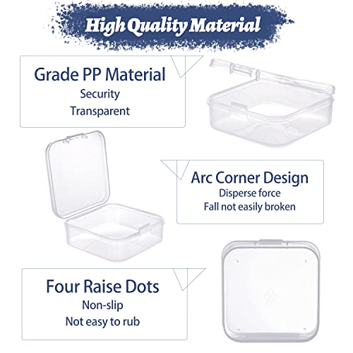 26 Pack Mini Clear Plastic Bead Storage Containers Organizers With Lids Diamond Painting Storage Cases For Small Items Jewelry Beads Art Accessories Organizing Bin Box For Crafts Screws Drill Keepers #TOP2