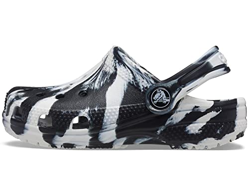 Image of Crocs Kids' Classic Marbled Tie-Dye Clogs