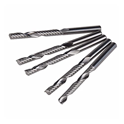 Fraise 1 dent carbure 4x32mm pour toupie hélicoïdale (Lot de 5)