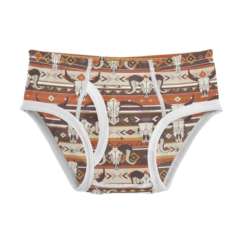 Boys' Exclusive Briefs Toddler Underwear 95% Combed Cotton Boxerbriefs 2T Ethnic - Style Pattern 7