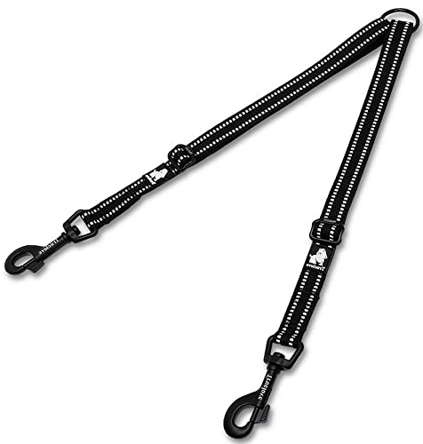 cocomall『2頭引きリード（Lサイズ／ブラック）』