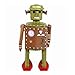 DIVISTAR Classic Vintage Clockwork Wind Up Retro Robot Fotografía Niños Niños Lata Juguetes con Llave