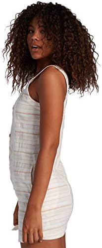 Roxy Women's Casual Dress – Sundress & Swimsuit Cover-Ups, Beach, Poolside, Resort Wear, WhiteStripe, Small - 5