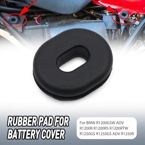 4 PCS Rubber Battery Tray and Side Cover Grommet for BMW R1200GSW R1200GSW ADV R1200R R1200RS R1250GS R1250GS ADV R1250R R1200RTW by ACZMTPJ - Used condition - Image 5