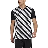 adidas Men's Entrada 22 Graphic Jersey, Black/White, Large