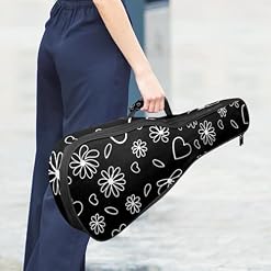 JRHEJTHH Housse imperméable durable pour ukulélé avec épaules réglables pour ukulélé de 53,3 cm, 58,4 cm, 61 cm d’épaisseur, motif léopard, rose, Multicolore., 25.9x9x3.1in/66x23x8cm, Moderne - Les Beatles, Paul McCartney, John Lennon, RIngo Starr, George Harrison JRHEJTHH Housse imperméable durable pour ukulélé avec épaules réglables pour ukulélé de 53,3 cm, 58,4 cm, 61 cm d'épaisseur, motif léopard, rose, Multicolore., 25.9x9x3.1in/66x23x8cm, Moderne – Image 6