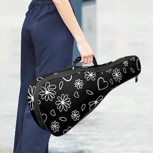 JRHEJTHH Housse imperméable durable pour ukulélé avec épaules réglables pour ukulélé de 53,3 cm, 58,4 cm, 61 cm d’épaisseur, motif léopard, rose, Multicolore., 25.9x9x3.1in/66x23x8cm, Moderne - Les Beatles, Paul McCartney, John Lennon, RIngo Starr, George Harrison JRHEJTHH Housse imperméable durable pour ukulélé avec épaules réglables pour ukulélé de 53,3 cm, 58,4 cm, 61 cm d'épaisseur, motif léopard, rose, Multicolore., 25.9x9x3.1in/66x23x8cm, Moderne – Image 7