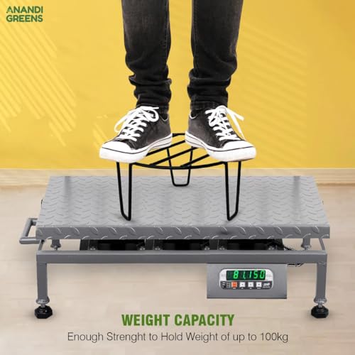 Image of Anandi Green's Black Color Anti Rust Metal plant Stand For for Balcony, living room, indoor and outdoor use (AG PS ROUND 12)