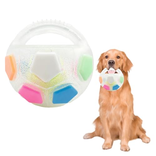 Ball Hund, Calming Ball, Hundeball mit Handle, (13 X 13 Cm) Antistressball Hund, Hochwertig und Langlebig, Angstlinderung, Interaktives Training, Geeignet für Kleine, Mittelgroße und Große Hunde
