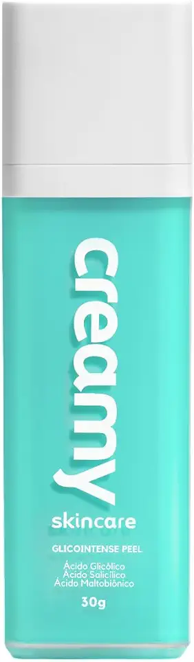 Creamy Gel-Creme Glicointense Peel 30g | Elimina Cravos e Espinhas | Combate a Formação da Acne | Reduz Poros | Uniformiza a Textura da Pele | Controla a Oleosidade e o Brilho Excessivo | Uso Noturno