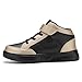 YEESANFUL Boys High Top Sneakers Kids Fashion Shoes Lightweight Casual Hook and Loops Running Shoes Black Gold 10