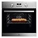 Electrolux OED3H00BX Forno Da Incasso, SteamBake Serie 500, Capacità 65L, Multifunzione, Ventilato, Classe A, Display LED, Pulizia AquaClean, Nero/Inox, 670x654x635 mm