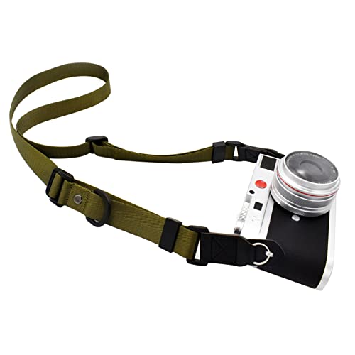Aollccae Camera Strap, Quick Adjustable Shoulder Sling Camera Neck Shoulder Strap For Leica Fuji Pentax Canon Micro Single And Dslr Camera Green #TOP19