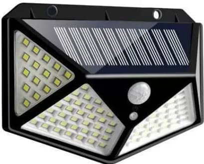 Solar Security Lights, Latest 100 LED Solar Security Lightfor Garden, Outdoor, Deck Garage Lamp with Motion Sensor Solar Waterproof Wall Light Solar Powered Light with 3 Modes