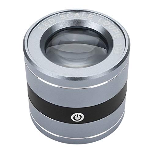 ガラス LED スケールルーペ USB 充電レンズ折りたたみ拡大鏡拡大鏡子供観察読書雑草アイシャドウブラシ