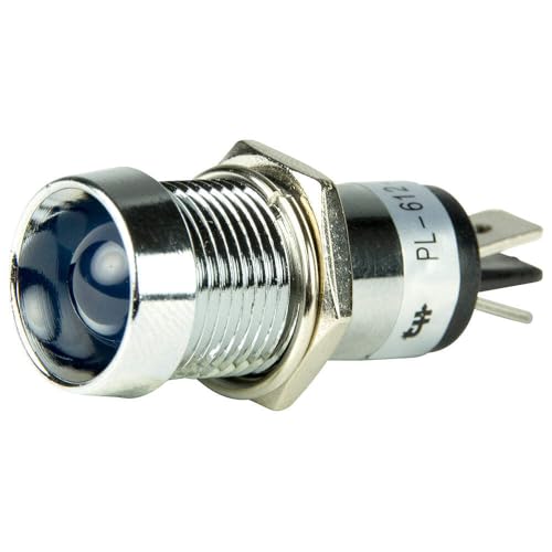Piloto LED 12V azul BEP luz testigo para salpicadero de barcos y campers