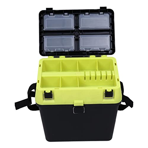 JKUYWX Caja de Pesca Pesca de mar Caja de Asiento Tackle Pocket Box Can Sit Sit Sitter Caja de Pesca Caja de Aparejos de Pesca