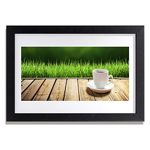 Image murale nature 30x20 cm avec cadre en bois pour une ambiance zen dans votre cuisine