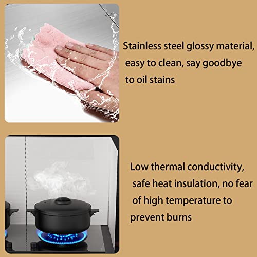 Barrière anti-huile pliable pour cuisiner des grillades proprement à la maison