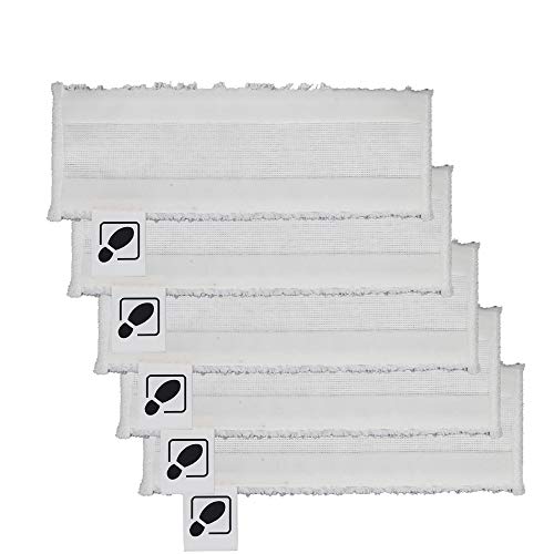 5 hochwertiges Mikrofasertuch Set EasyFix Bodentücher für Kärcher Dampfreiniger SC2, SC 3, SC4, SC5 Bodendüse 3.8€/Stück