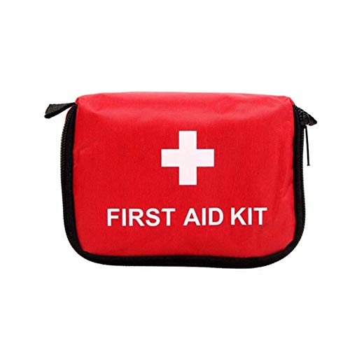 SYOSI First Aid Kit 9-piece Small Emergency Kit Set Outdoor Family Car Gift High-density ripstop easy pick and place items for Travel Home Office Vehicle Camping Workplace & Outdoor