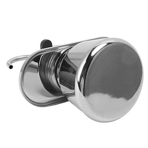 Acouto Moka Pot, 100 Ml Cafetera De Doble Pico Moka Pot Acero Inoxidable Estilo Italiano Diy Cafetera Cafetera De Acero Inoxidable Para Casa Camping Cafe