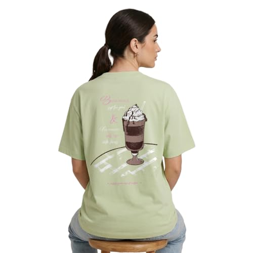 T-shirt pour femme respirant vert aloe coupe ajustée confortable