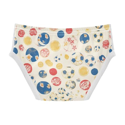 KLL Soccer Ball Pattern Little Boys Soft Athletic Underwear Cute Children Panties2