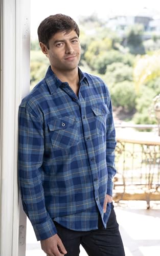 Gioberti Men's Plaid Checkered 100% Cotton Brushed Flannel Shirt2