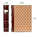 Bellagio-Italia Tuscany CD/DVD Storage Binder Set - Leather - 144-Disc Capacity - Storage Organizer for DVDs, CDs, Blu Rays, & Video Games - Acid-Free Binder Organizer Sheets - 3 Pack - Crimson