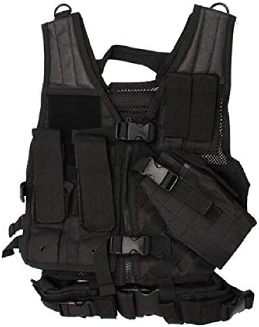 NcSTAR unisex adult NcStar Tactical Vest Childrens Black XS S, Black, Small US